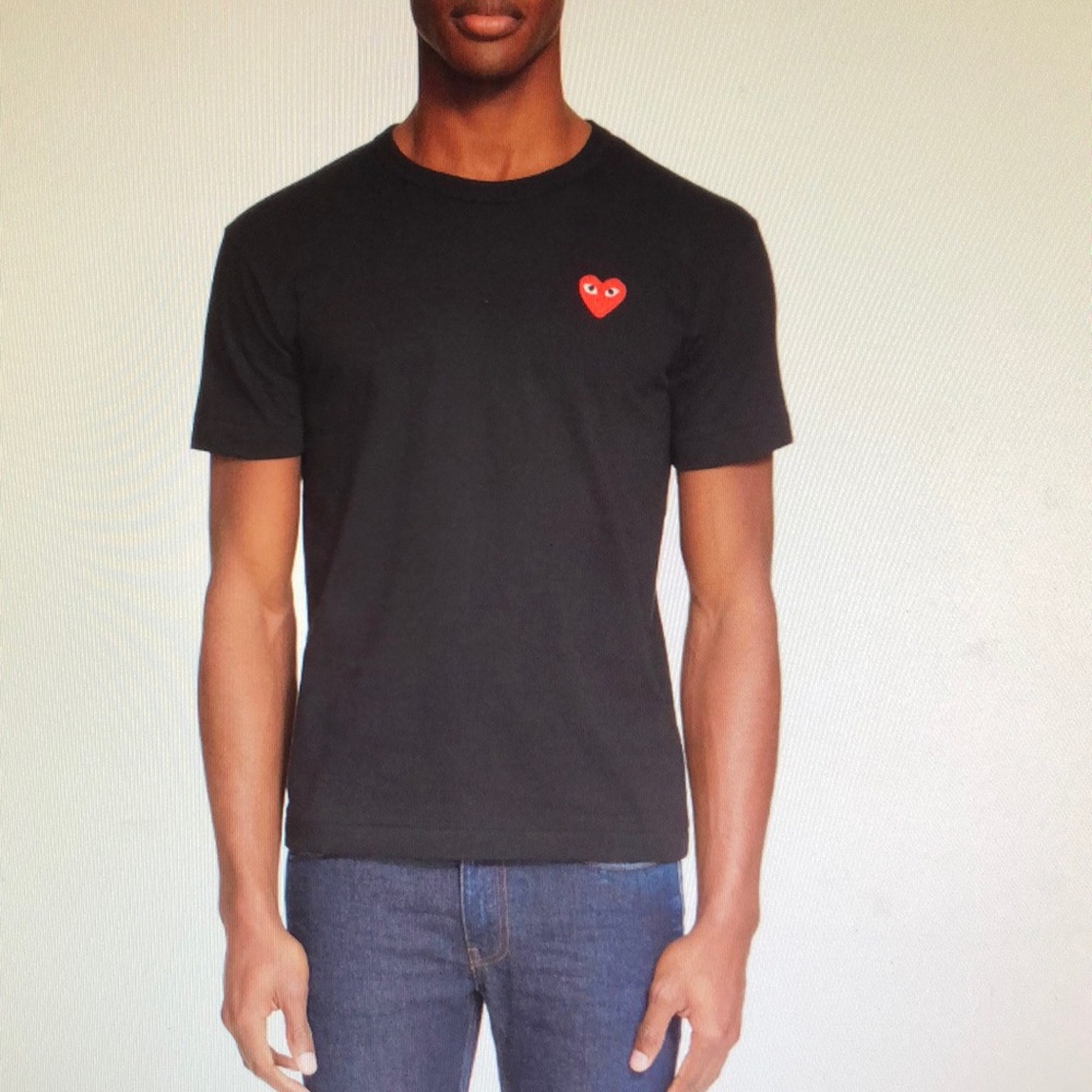 Comment Des Garçons PLAY Crewneck T-Shirt
